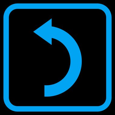 Sol vektör simgesi bir çerçeve içinde döndürme