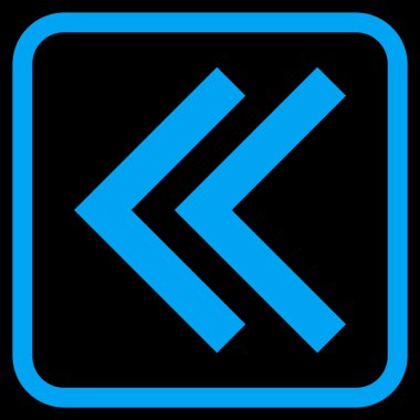 Shift Sol vektör simgesi bir çerçeve içinde