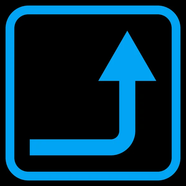 Kapcsolja előre Vector Icon keretben — Stock Vector