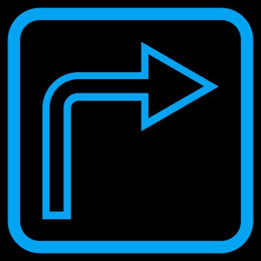 Doğru vektör simge bir çerçevede açmak