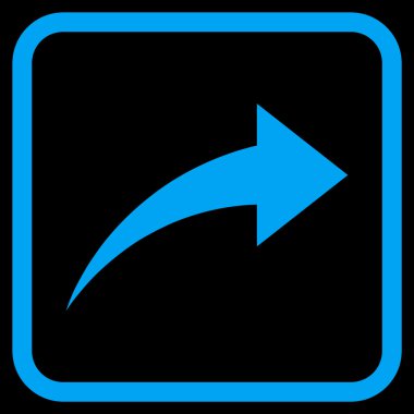 Vektör simgesi bir çerçeve içinde Yinele