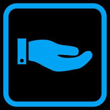 El vektör simgesi bir çerçeve içinde