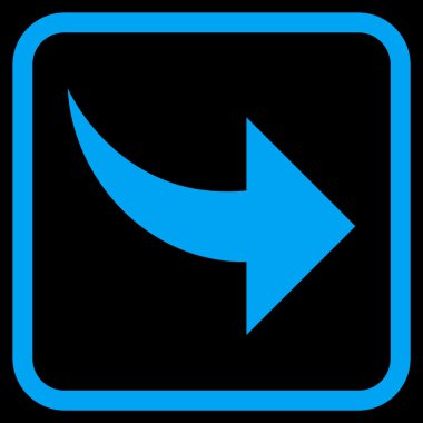 Vektör simgesi bir çerçeve içinde Yinele