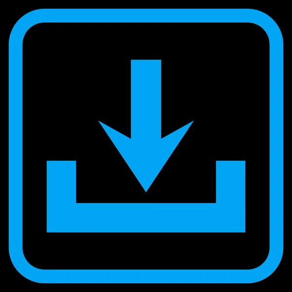 Downloads Vektor-Symbol in einem Rahmen — Stockvektor