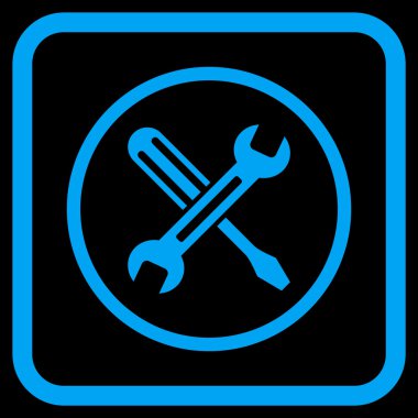 Vektör simgesi bir çerçeve içinde ayarlama