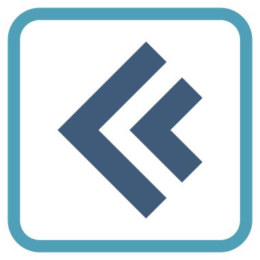 Shift Sol vektör simgesi bir çerçeve içinde