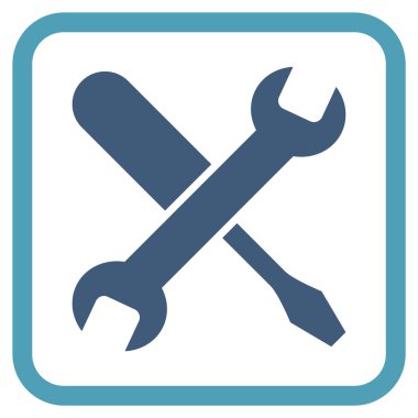 Vektör simgesi bir çerçeve içinde ayarlama