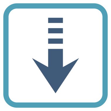 Vektör simgesi bir çerçeve içinde gönderin