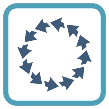 Bir çerçeve içinde CCW vektör simge döndürmek