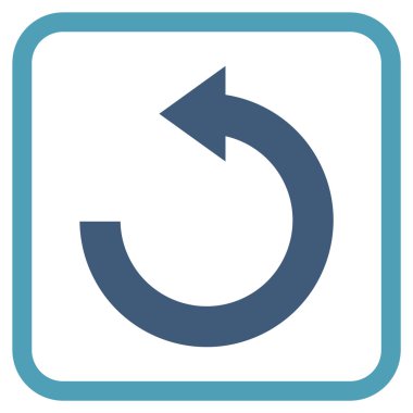 Sol vektör simgesi bir çerçeve içinde döndürme