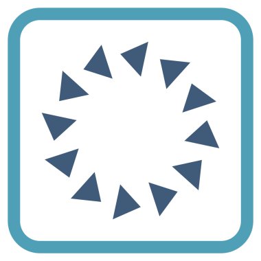 Bir çerçeve içinde CCW vektör simge döndürmek