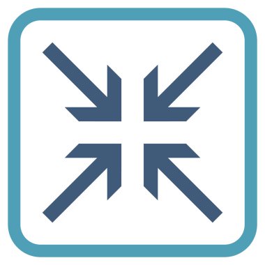 Oklar vektör simgesi bir çerçeve içinde collide