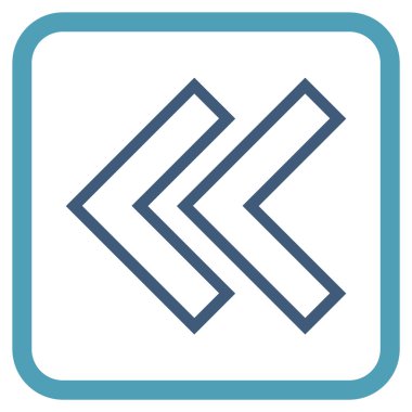 Shift Sol vektör simgesi bir çerçeve içinde