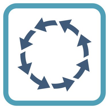 Bir çerçeve içinde CCW vektör simge döndürmek