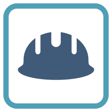 Oluşturucu işçisi vektör simgesi bir çerçeve içinde