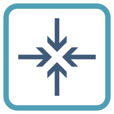 Oklar vektör simgesi bir çerçeve içinde azaltmak