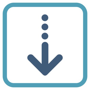 Vektör simgesi bir çerçeve içinde gönderin