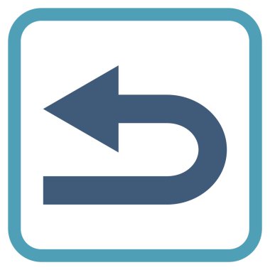 Sol vektör simge bir çerçevede açmak