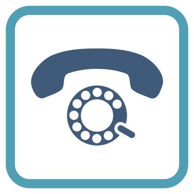 Darbeli aramayı vektör simgesi bir çerçeve içinde