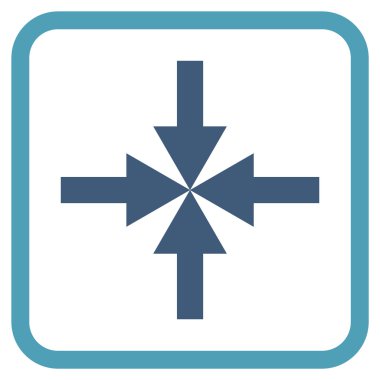 Oklar vektör simgesi bir çerçeve içinde sıkıştırmak