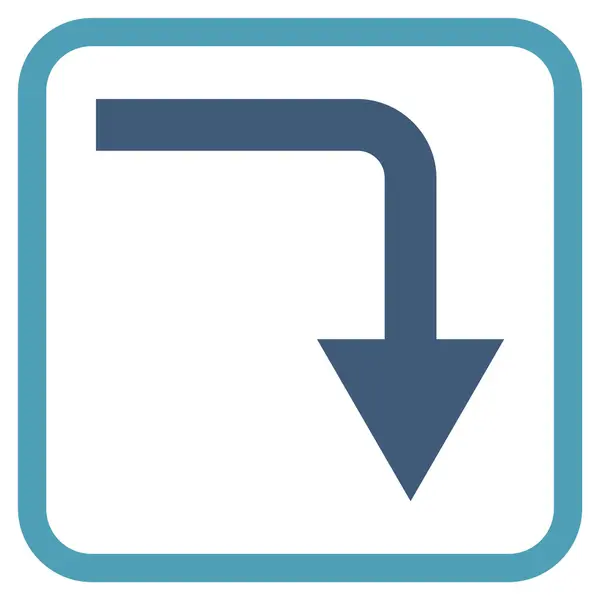 Desligue o ícone do vetor em um quadro — Vetor de Stock