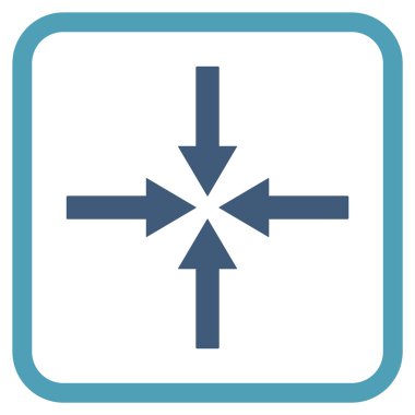 Etkisi oklar bir çerçeve içinde simge vektör