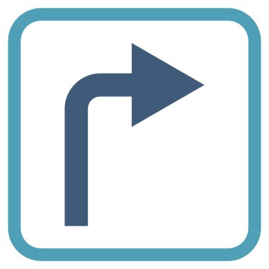 Doğru vektör simge bir çerçevede açmak