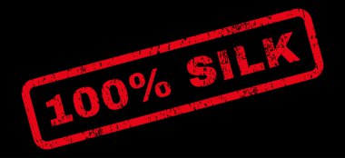 Yüzde 100 İpek metin damgası