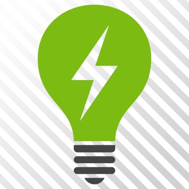 Elektrikli ampul vektör simgesi