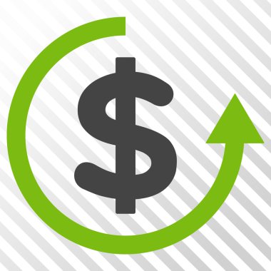 Geri ödeme vektör simgesi