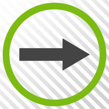 Sağ ok vektör simgesi yuvarlak