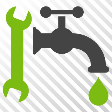 Sıhhi tesisat vektör simgesi