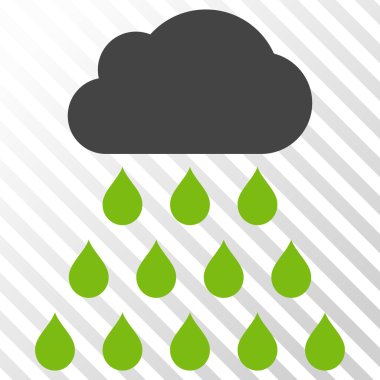 yağmur bulutu vektör simgesi