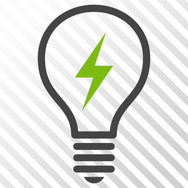 Elektrikli ampul vektör simgesi