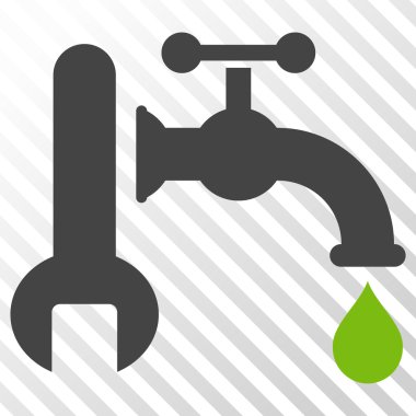 Sıhhi tesisat vektör simgesi
