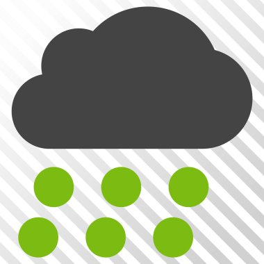 yağmur bulutu vektör simgesi