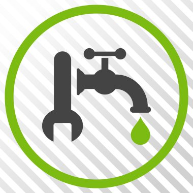 Sıhhi tesisat vektör simgesi