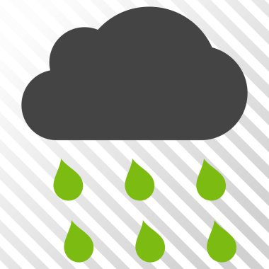 yağmur bulutu vektör simgesi