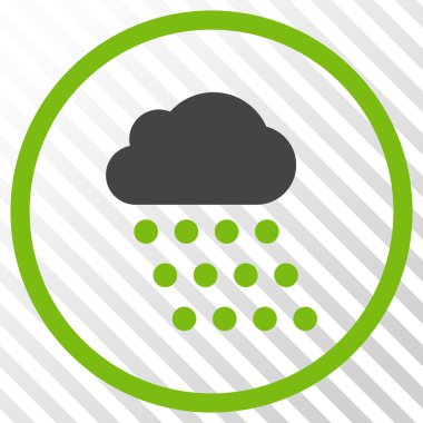 yağmur bulutu vektör simgesi