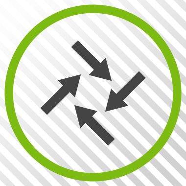 Merkezcil okları vektör simgesi