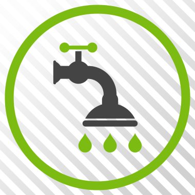 Duş musluk vektör simgesi