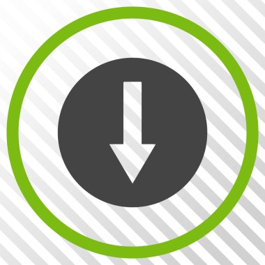 Yuvarlak ok vektör simgesi