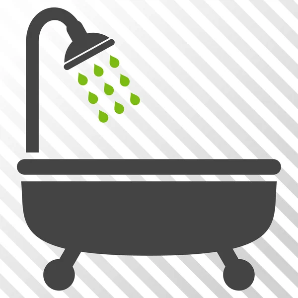 Vector de baño de ducha Icono — Vector de stock