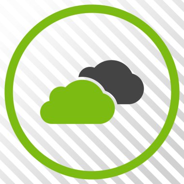 Bulutlar vektör simgesi