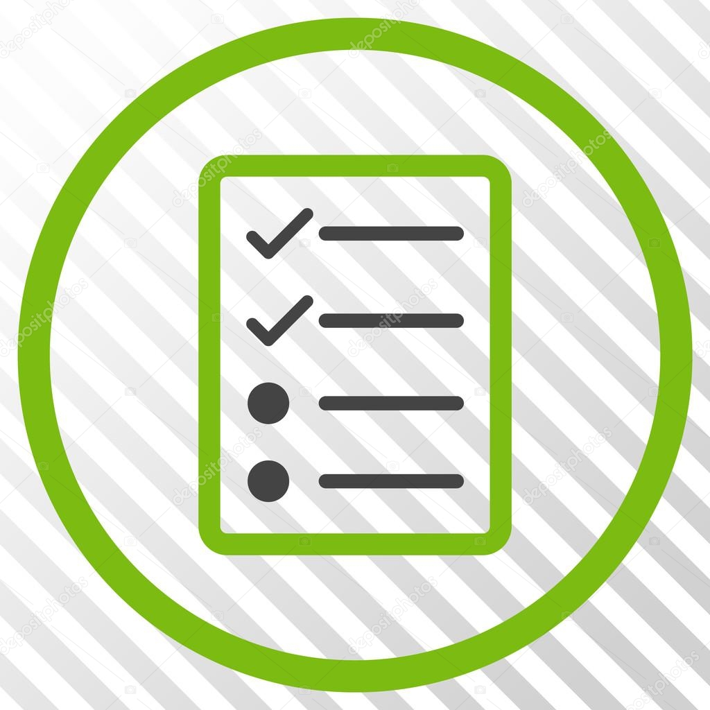 Checklist Page Vector Icon