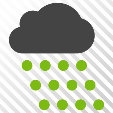 yağmur bulutu vektör simgesi