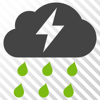 Fırtına vektör simgesi