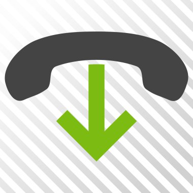 Vektör simge telefon asmak