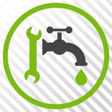 Sıhhi tesisat vektör simgesi