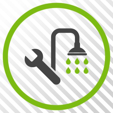 Sıhhi tesisat vektör simgesi